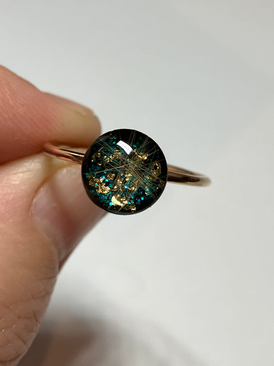 Sophie 9k Solid Gold Memorial Ring