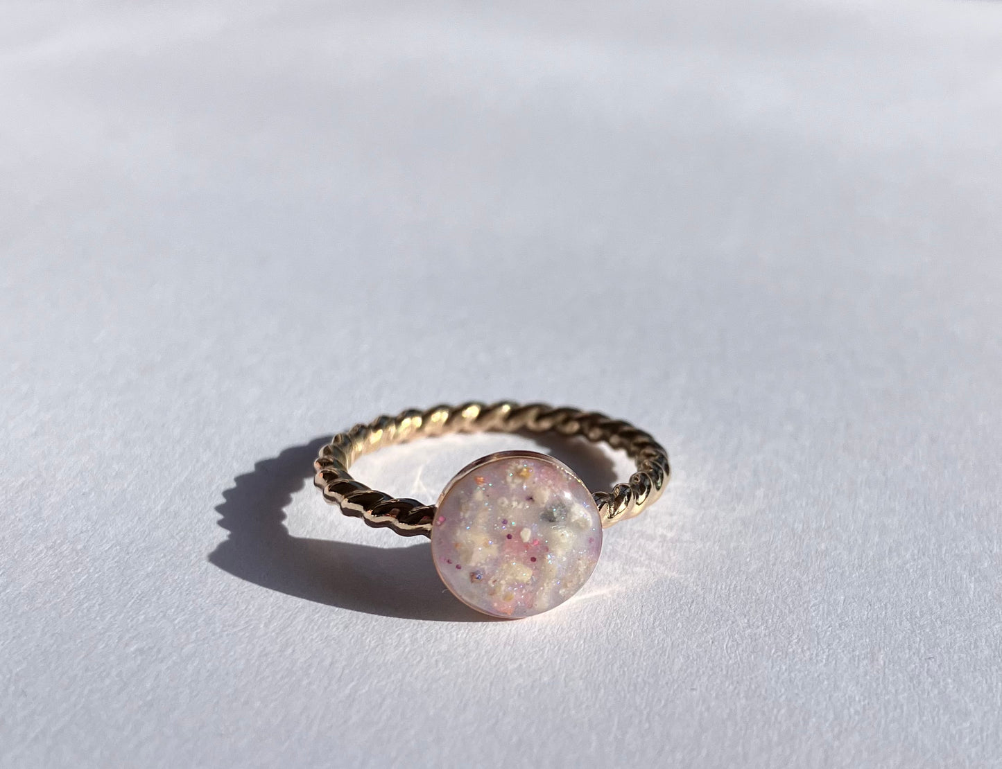 Ottillie Ring - 14K Gold Filled Twisted Band Memorial Ring