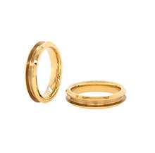 Clara Ring - Gold Tungsten Carbide Full Channel Set Ring