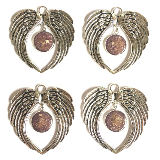 Heart Angel Wings Hanging Keepsake