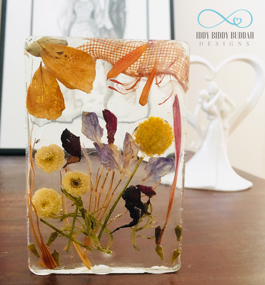 Wedding Flower Keepsake Plaque