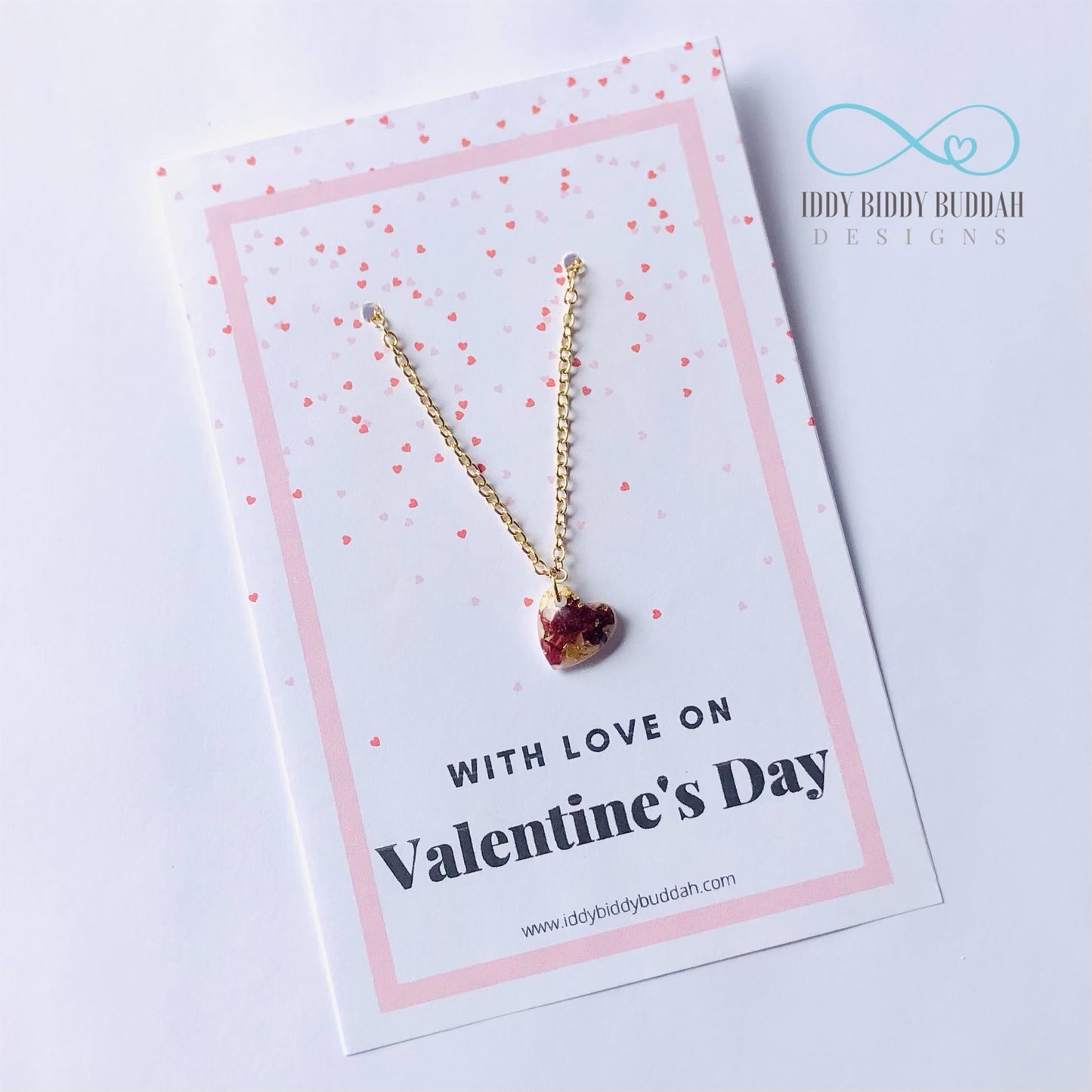 Valentine's Day Real Botanical Necklace