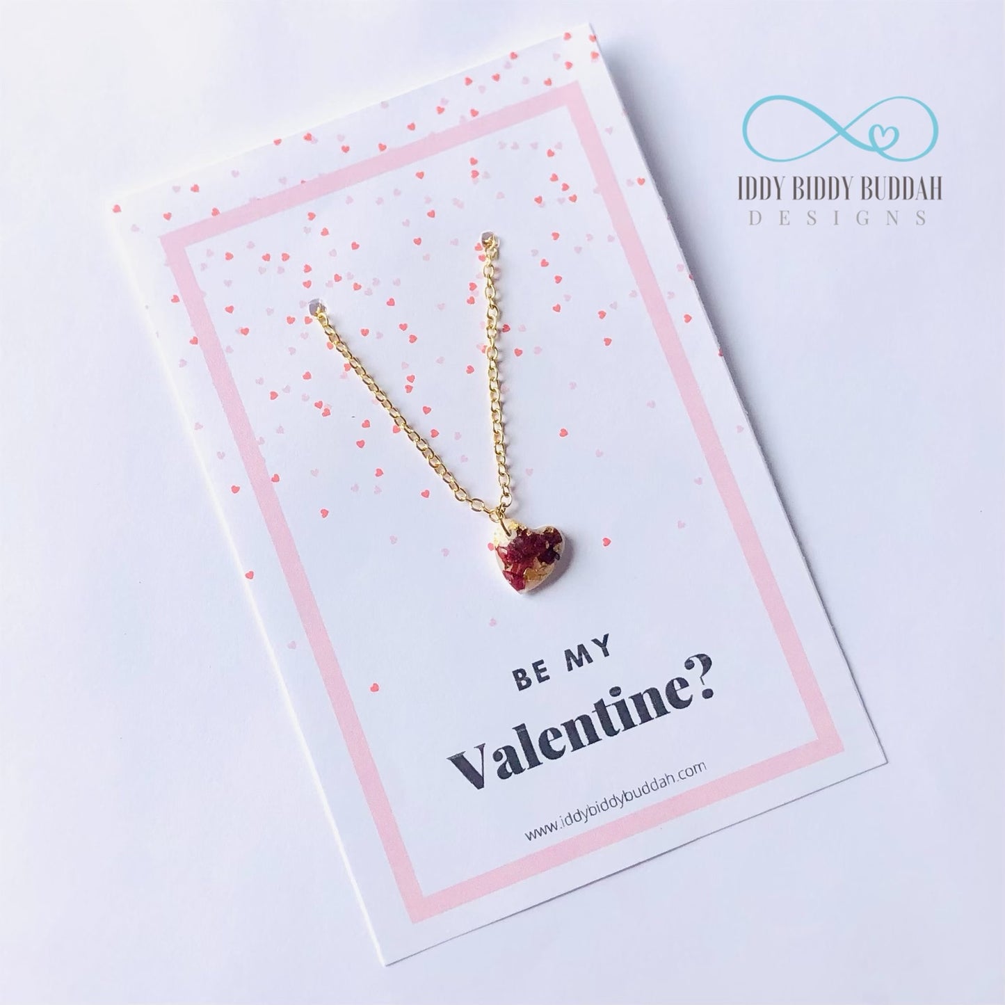 Valentine's Day Real Botanical Necklace