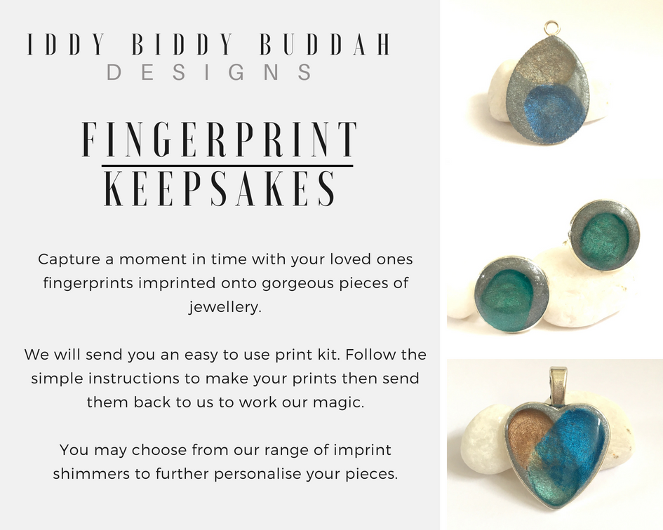 Personalised Fingerprint Keepsake Pendant