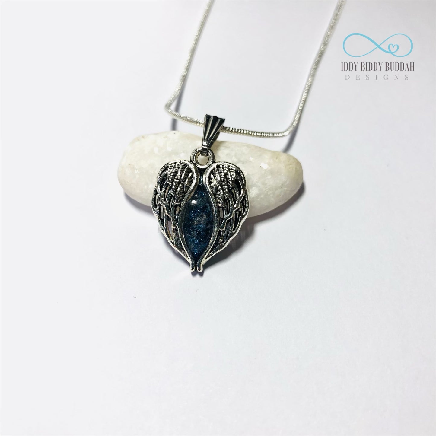 Angel Wings Heart Pendant
