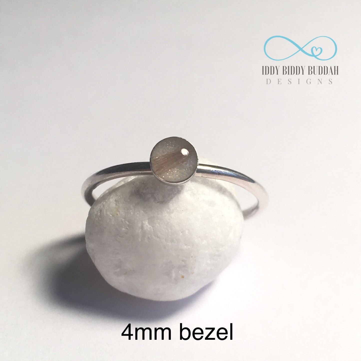 Ava - 4mm Sterling Silver Keepsake Ring
