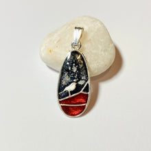 Starry Night Robin Memorial Pendant