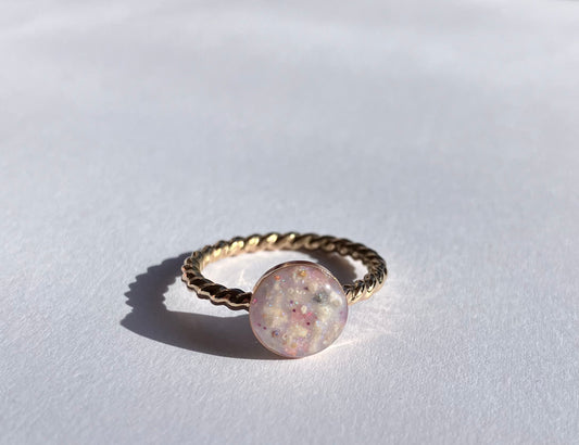 Ottillie Ring - 14K Gold Filled Twisted Band Memorial Ring