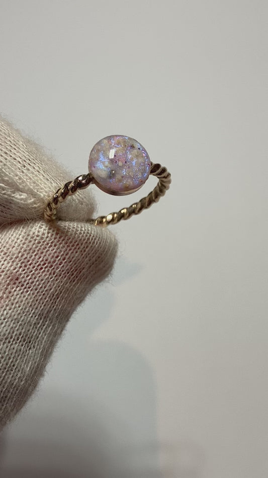 Ottillie Ring - 14K Gold Filled Twisted Band Memorial Ring
