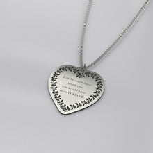 "If Love Could Have Saved You" Memorial Pendant
