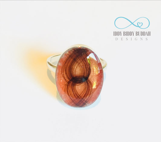 Ellipse Oval Ring
