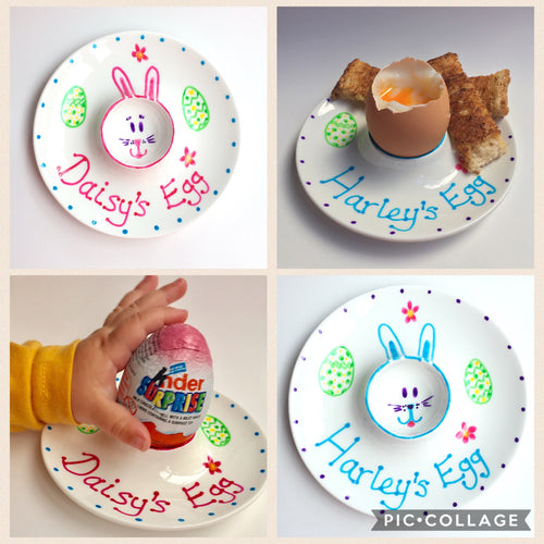 Personalised Egg cup saucer