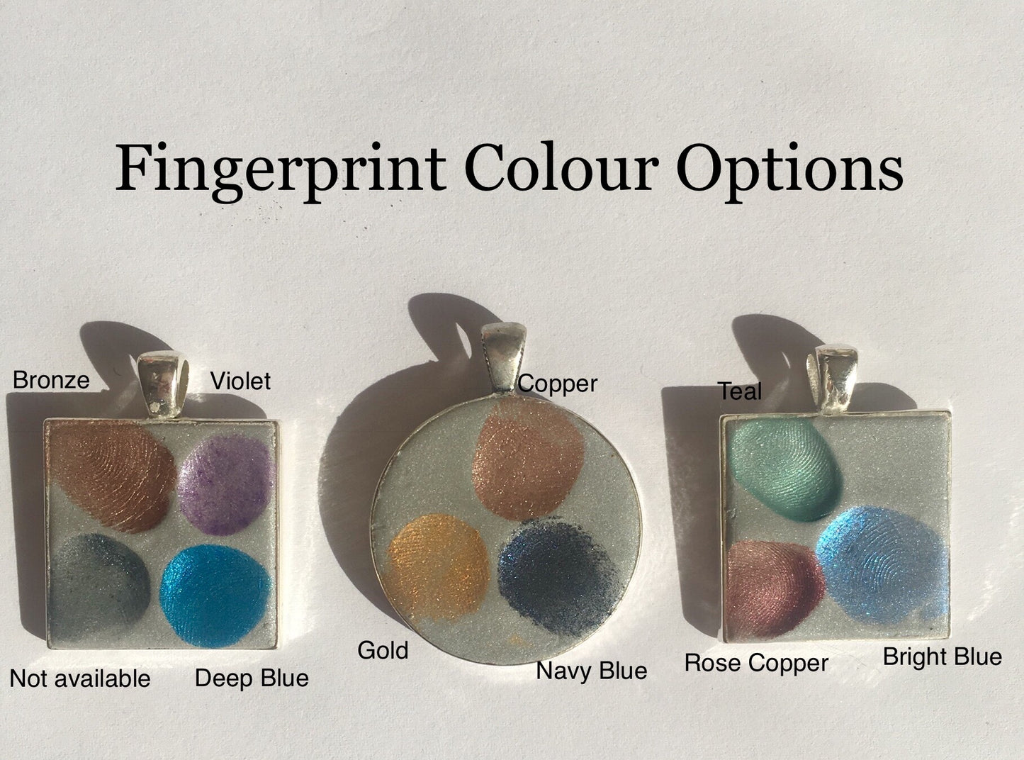Fingerprint Keepsake Keyring