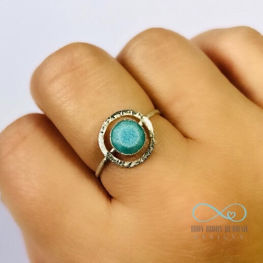 Basuto Sterling Silver Keepsake Ring