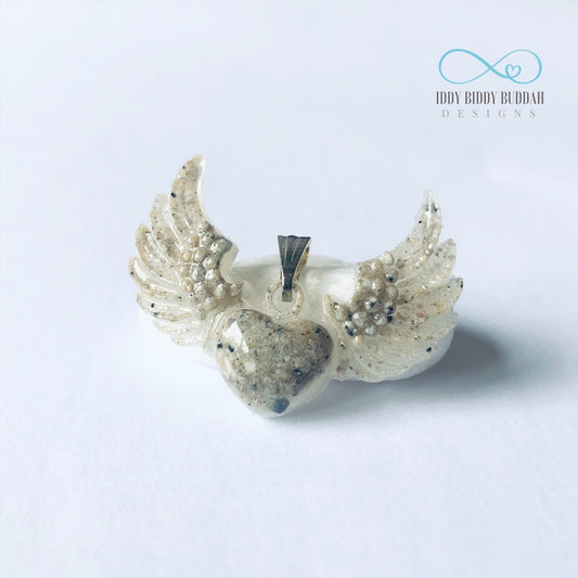 Heart Angel Wings Pendant