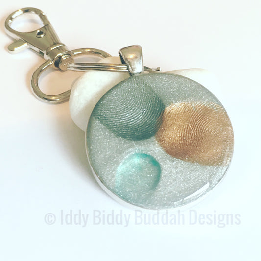 Fingerprint Keepsake Keyring