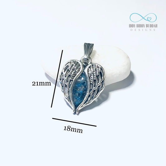Angel Wings Heart Pendant