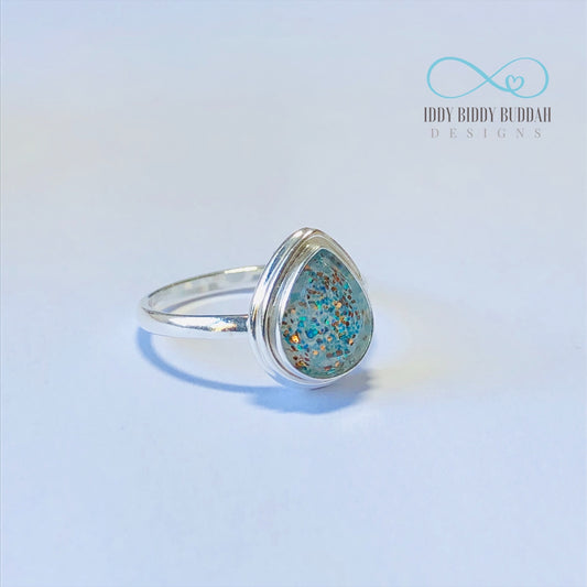 Ferrers Sterling Silver Teardrop Ring