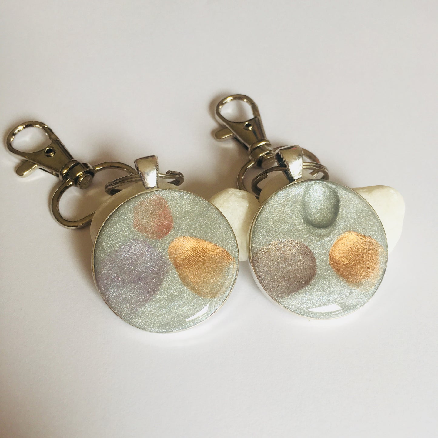 Fingerprint Keepsake Keyring