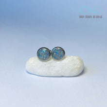 Rainbow sparkle earrings “You are stronger than any storm”
